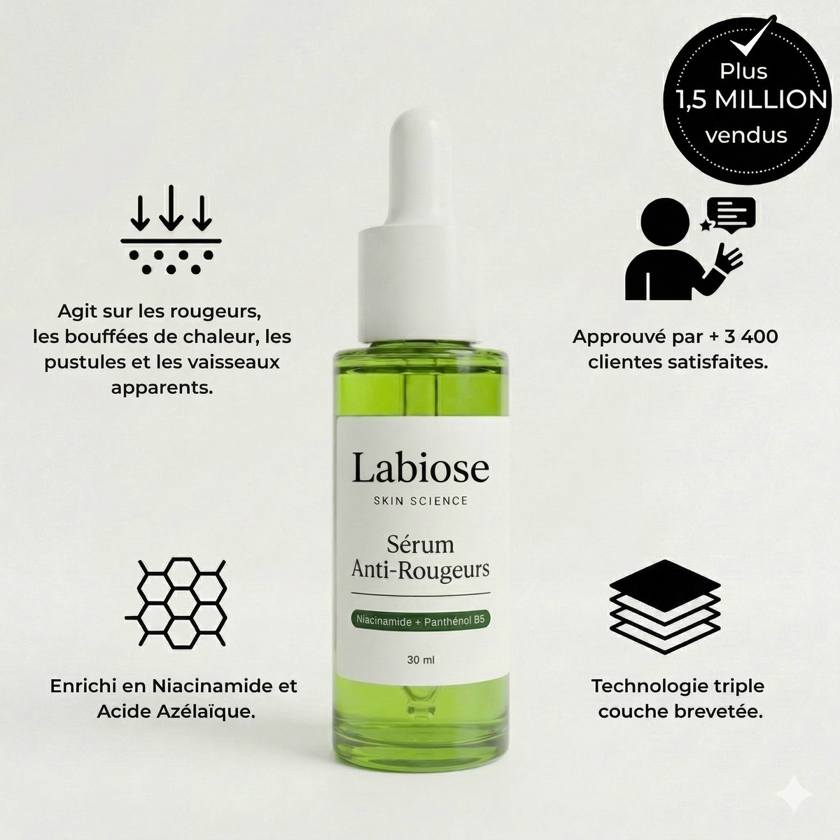Labiose Sérum Anti-Rougeurs