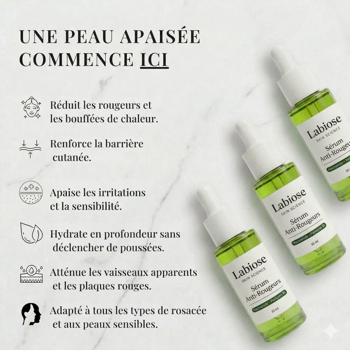Labiose Sérum Anti-Rougeurs
