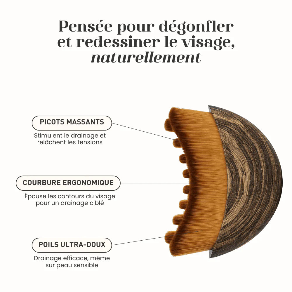 Labiose™ – Brosse de Drainage Lymphatique Visage